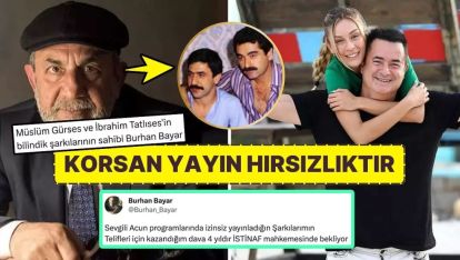 Acun Ilıcalı'ya ünlü besteci Burhan Bayar'dan tepki geldi: "Bizlerden helallik al ve eser sahiplerinin haklarını öde!"