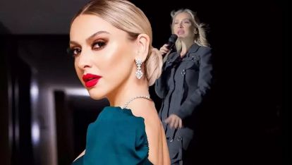 Hadise'nin sahnede zor anları... Sesi titredi, gözyaşlarını tutamadı...