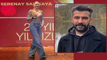 Serenay Sarıkaya'nın ödül coşkusuna Rüzgar Aksoy'dan tepki: 'Yine o yine o'