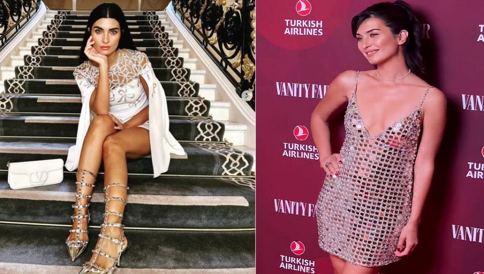 O da Cannes'daydı... Tuba Büyüküstün'ün tarzı gündem oldu... 'Giyinmeyi bilmiyor'